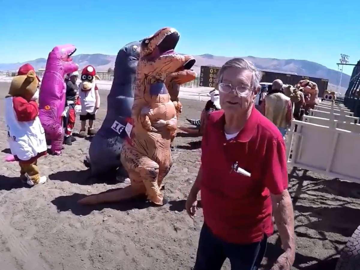 Trex Mascot Race White Pine County Horse Races