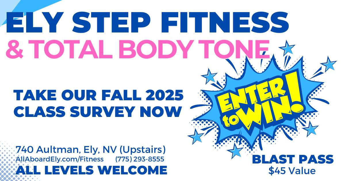2025 fall class survey ely step fitness Ely Step Fitness and Total Body Tone survey
